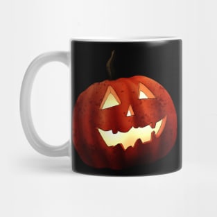 Laughing Pumpkin Watercolor Mug